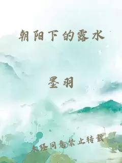 朝阳下的露水