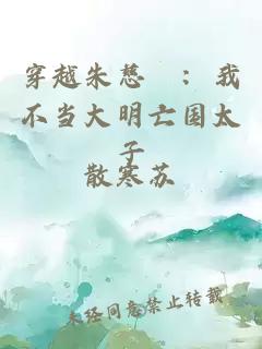穿越朱慈烺：我不当大明亡国太子