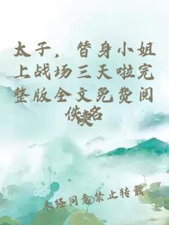 太子，替身小姐上战场三天啦完整版全文免费阅读
