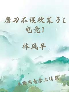 磨刀不误砍菜弓[电竞]