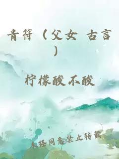 青符（父女 古言）