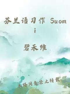 芬兰语习作 Suomi