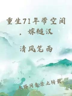重生71年带空间，嫁糙汉