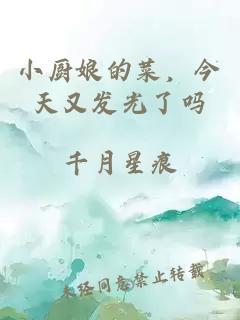 小厨娘的菜，今天又发光了吗
