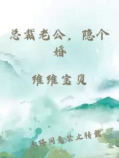总裁老公，隐个婚
