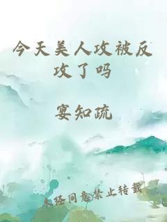 今天美人攻被反攻了吗